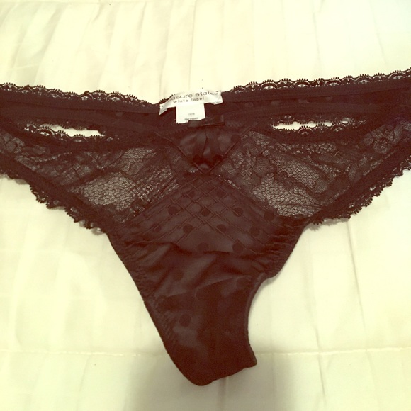 Pleasure State Sexy Black Thong - Picture 1 of 3